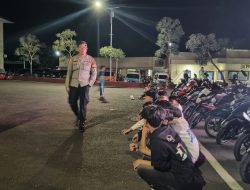 Konvoi Motor Ratusan Pelajar, Di Bubarkan Polres Cianjur 27 Orang Pelajar Di Amankan Berikut Motornya