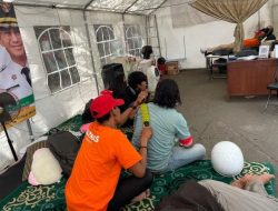 Memberikan Pelayan terbaiknya Bagi Pemudik Posko Baznas Cianjur Di Pospam 9 Tugu Pramuka