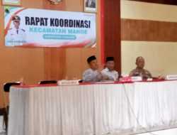 Camat Mande Melaksanakan Rapat Kordinasi