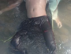 Pria Di Temukan Tewas Mengambang Di sungai,Pamit Untuk pergi Mancing Dari Rumah