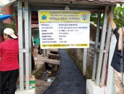 Terealisasi Dengan Dana Desa,Gebrakan Pemdes Gudang Untuk Infrastruktur Jalan Gang